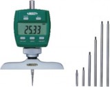 Mélységmérő- Digitális-Órás, mérőhíddal, INSIZE 2141-202A, 0-300/101.5x17/0.01 mm