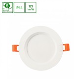 Mélysugárzó, fehér, 4000K melegfehér, beépített LED, 2300 lm, CRI 80, 110°, SPECTRUM LED SLI043015NW_PW