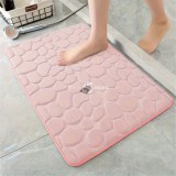 Memóriahabos fürdőszobaszőnyeg Rózsaszín, csúszásmentes és gyorsan száradó kivitelben