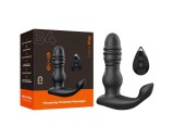 Men's Play - fel-le mozgó prosztata vibrátor (fekete)