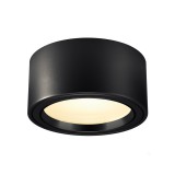 Mennyezeti lámpa, 25cm átmérő, fekete, 3000K melegfehér, 2000 lm, CRI 90, 100°, SLV Fera 1001939