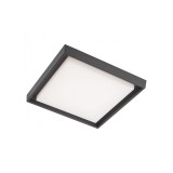 Mennyezeti lámpa, antracitszürke, fehér, 3000K melegfehér, beépített LED, 2550 lm, Redo Bezel 9190