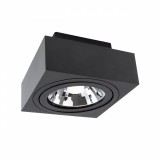 Mennyezeti lámpa, fekete, GU10, SPECTRUM LED SLIP005048