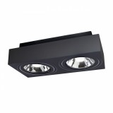 Mennyezeti lámpa, fekete, GU10, SPECTRUM LED SLIP005050