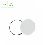 Mennyezeti lámpa, mozgásérzékelős, fehér, 6000K melegfehér, 2300 lm, CRI >80, 115°, SPECTRUM LED SLI031036CW_PW_CZUJNIK