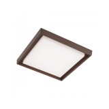 Mennyezeti lámpa, sötétbarna, fehér, 3000K melegfehér, beépített LED, 2550 lm, Redo Bezel 9191