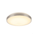 Mennyezeti lámpa, szürke, 3000K melegfehér, 1200 lm, CRI 80, 120°, SLV Marona 155156