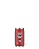 Menő Snoopy szívószálas 280 ml-es hőszigetelt kulacs