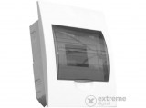 Mentavill 401108 lakáselosztó süllyesztett 1×8 modul+átlátszó ajtó