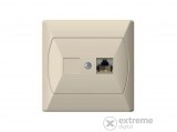 Mentavill Akcent RJ45 egyes ISDN aljzat, krém (OS-GPK1AKR)