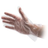 Mercator Medical Zrt. MERCATOR Fóliakesztyű hurokkal, 100db/csomag - L