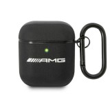 Mercedes AMG AMA2SLWK AirPods fekete bőrtok