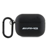 Mercedes AMG AMAP2SLWK AirPods Pro 2 tok fekete bőr fehér logó