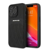 Mercedes AMG AMHCP13XOSDBK iPhone 13 Pro Max 6,7" fekete keménytok ívelt vonalakkal