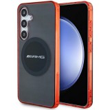 Mercedes AMG AMHMS24SS23HBCK Samsung S24 S921 fekete keménytok Átlátszó Bicolor MagSafe