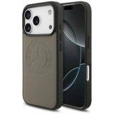 Mercedes bőr tok Vintage Logo MagSafe iPhone 17 Pro iPhone 17 Pro tok taupe