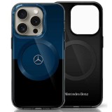 Mercedes MEHMP16X23HBIKV MB Double Layer BiColor MagSafe-kompatibilis keménytok iPhone 16 Pro Max - fekete