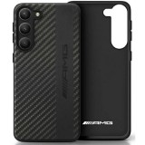Mercedes Samsung Galaxy S23 Plus szilikon tok, hátlap tok, carbon mintás, fekete, SM-S916, AMG, AMHCS23MBLSCA