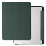 Mercury Clear Back könyvtok iPad Pro 11 (2024) - sötétzöld