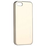 Mercury - Goospery Mercury iJelly Apple iPhone XS Max (6.5) fémhatású matt szilikon hátlapvédő arany