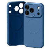 Mercury Semi-Silicone MagSafe-kompatibilis tok iPhone 17 Pro - kék