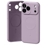 Mercury Semi-Silicone MagSafe-kompatibilis tok iPhone 17 Pro Max - levendulalila