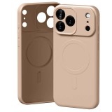 Mercury Semi-Silicone MagSafe-kompatibilis tok iPhone 17 Pro Max - pasztell rózsaszín