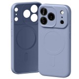 Mercury Semi-Silicone MagSafe-kompatibilis tok iPhone 17 Pro - orgonalila