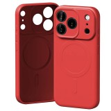 Mercury Semi-Silicone MagSafe-kompatibilis tok iPhone 17 Pro - piros