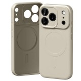 Mercury Semi-Silicone MagSafe-kompatibilis tok iPhone 17 Pro - világosszürke