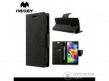 MercuryCase álló, műbőr, oldalra nyíló FLIP tok Samsung Galaxy S5 Mini készülékekhez, fekete