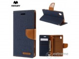 Mercurycase Canvas Diary álló tok Sony Xperia M4 Aqua (E2303) készülékhez, sötétkék