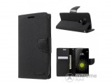 Mercurycase Canvas Diary mágneses álló tok LG G5 (H850) készülékhez, fekete