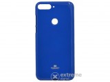 Mercurycase Goospery telefonvédő gumi/szilikon tok Huawei Y7 Prime 2018 (Y7 2018) készülékhez, kék