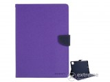 Mercurycase Mercury Goospery Fancy álló, bőr hatású flip tok Apple iPAD Pro 12.9 (2018) készülékhez, lila, textil mintás