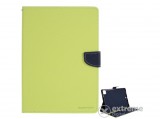 Mercurycase Mercury Goospery Fancy álló, bőr hatású flip tok Apple iPAD Pro 12.9 (2018) készülékhez, zöld, textil mintás