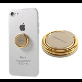 MERCURYCASE MERCURY RING tartógyűrű (fém, ragasztható, telefon tartó, kitámasztó, 360°) ARANY (GP-72224) (GP-72224)