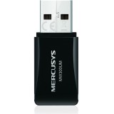 Mercusys MW300UM 300Mbps vezeték nélküli fekete USB adapter (MW300UM)