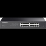 MERCUSYS Switch 16x1000Mbps, Fémházas Asztali Rackes, MS116GS (MS116GS)