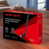 MERCUSYS TP-LINK MERCUSYS nagy sebességű AC650 Wifi USB-adapter kétsávos MU6H