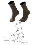 MERINO MIL-TEC® SOCKS - téli zokni, oliva, fekete