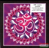 Merkúr-Uránusz Alkotóműhely . OM - mantra mandala - kis falikép (18x18 cm)