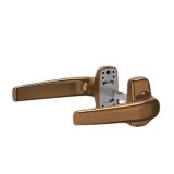 Merkury alu ajtókilincs kilincs-kilincses garnitúra gold