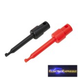 Mérőcsatlakozó pár kampós csipesz 9 cm