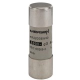 MERSEN J213609J FR22GG69V40 Kábel, - vezetékvédő cilinder biztosító betét 22x58 gG - 400-690VAC, kiütőszeg nélkül