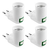 Mery style shop kft 4 db FLY konnektoros E-27 izzó foglalat kapcsolóval - fehér (FLY-kapcsolo)