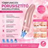 Mery style shop kft Beauty Skin vákuumos pórusisztító 4 fejjel 3 sebességfokozattal - rózsaszín (HL-308)