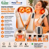 Mery style shop kft Bel-Neck-C Shiatsu intenzív nyak és testmasszírozó infravörös fűtés funkcióval