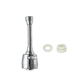 Mery style shop kft Csaptelep hosszabbító 2 üzemmóddal 360° elforgatható - szürke (MS-935)