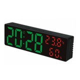 Mery style shop kft DS-3818L digitális óra hőmérséklet és páratartalom kijelzéssel - fekete